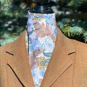 Equestrian Stock Tie Paisley 4 Fold